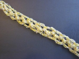 Picot Loops Lace Knitted Ribbon