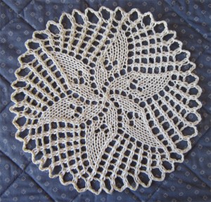 The blocked doily