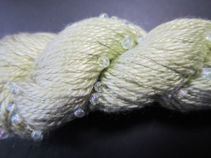 beaded-accent-yarn-mini-skein-silk-with-beads