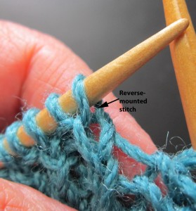 Reverse-mounted Stitch