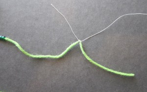 Give the thread ends an extra tug in opposing directions