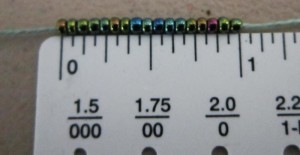 determining beads per inch