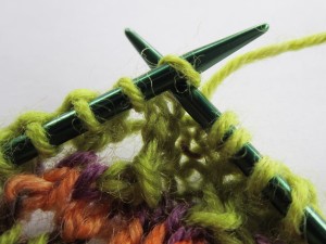 insert needle knitwise